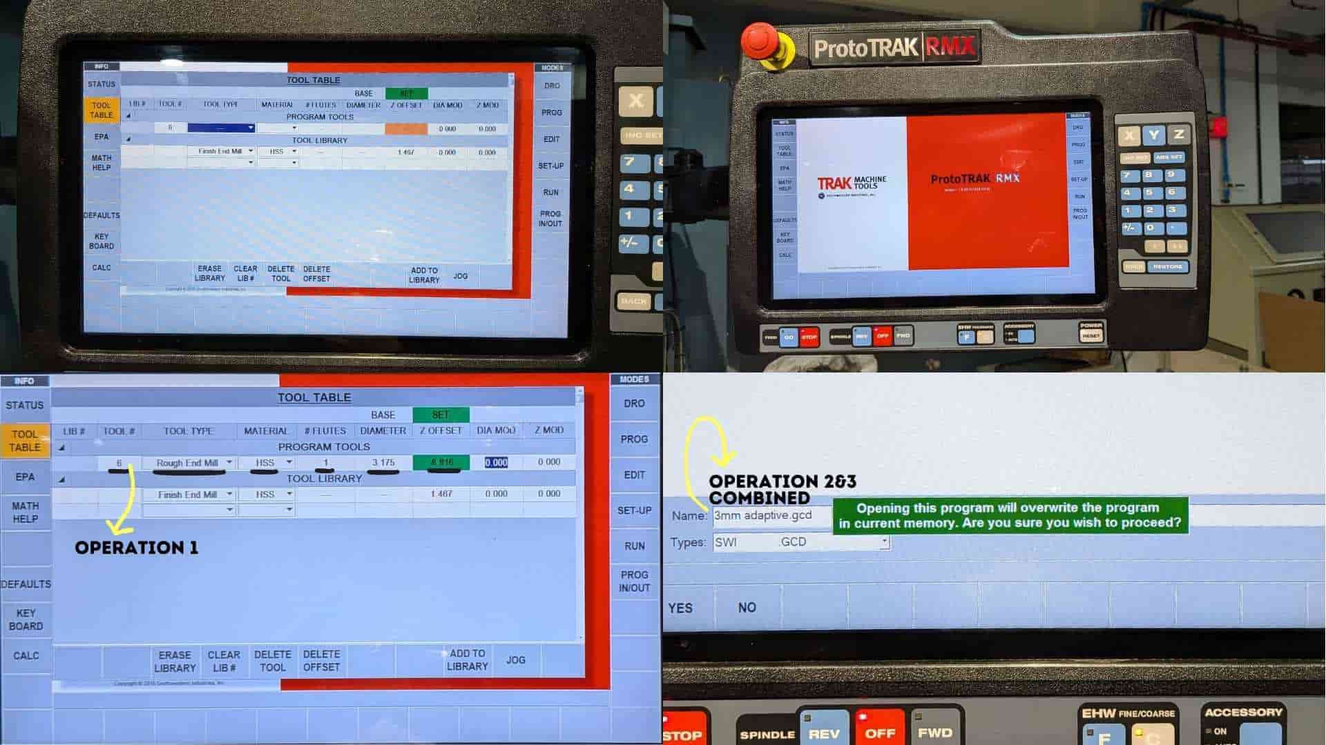 Program loading interface